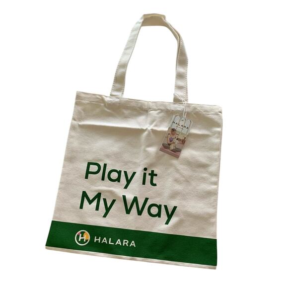 Halara Play It My Way Canvas Tote Bag OS - Picture 6 of 6